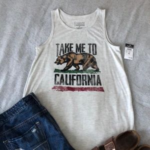 💜Graphic tank top